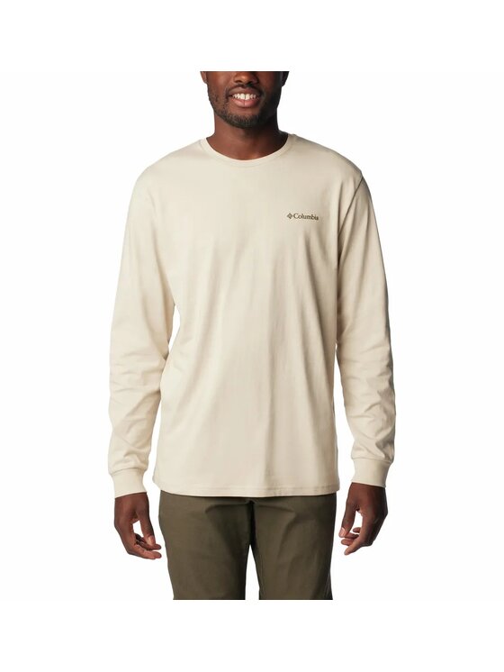 Columbia Columbia T-Shirt 205455 Beżowy Regular Fit