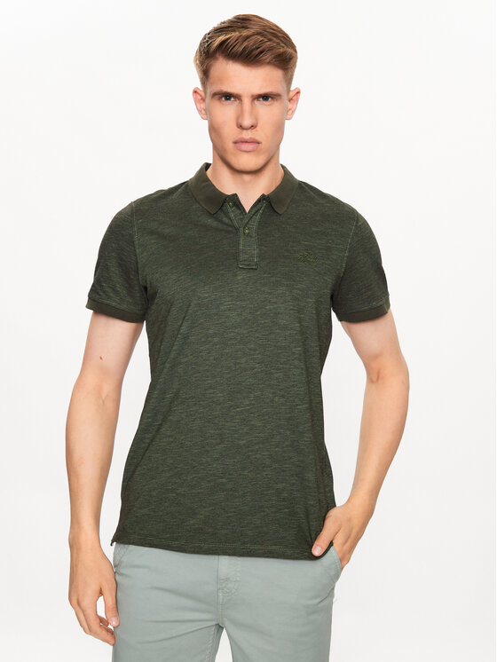 Blend Polo 20715186 Zaļš Regular Fit