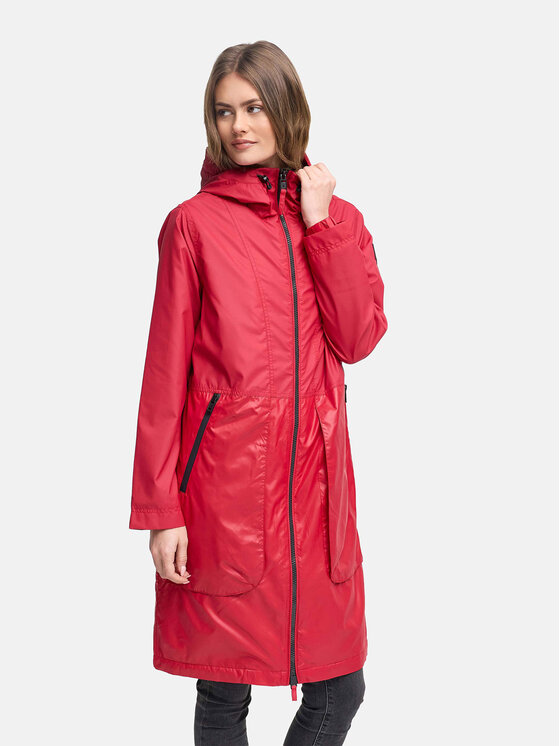 Navahoo Navahoo Kurtka przejściowa Edelumhang Czerwony Regular Fit