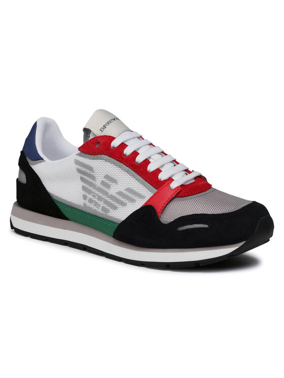 Sneakers Emporio Armani X4X537 XM678 N640 Navy/Grey/Red/O.Wht