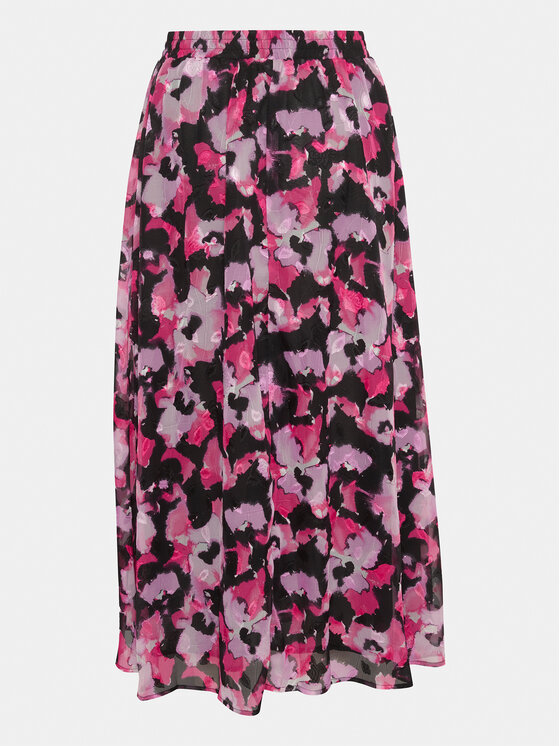 Kaffe Kaffe Spódnica midi Amanda 10508165 Różowy Regular Fit
