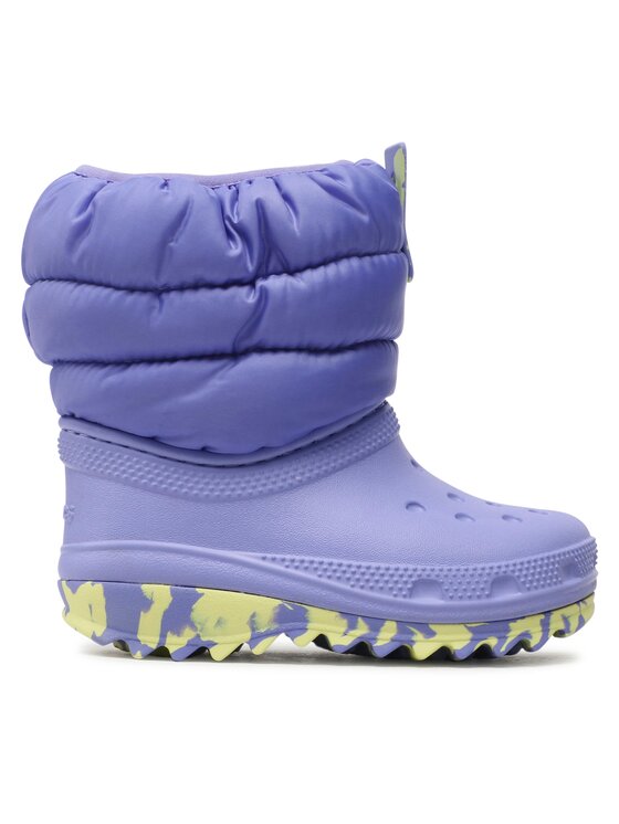 Cizme de zăpadă Crocs Classic Neo Puff T 207683 Violet