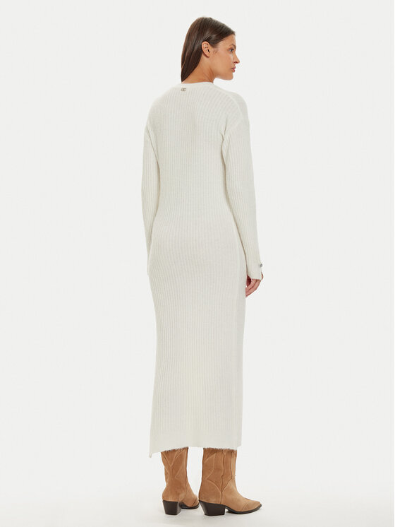 Liu Jo Liu Jo Rochie tricotată WF4532 MA57P Écru Regular Fit