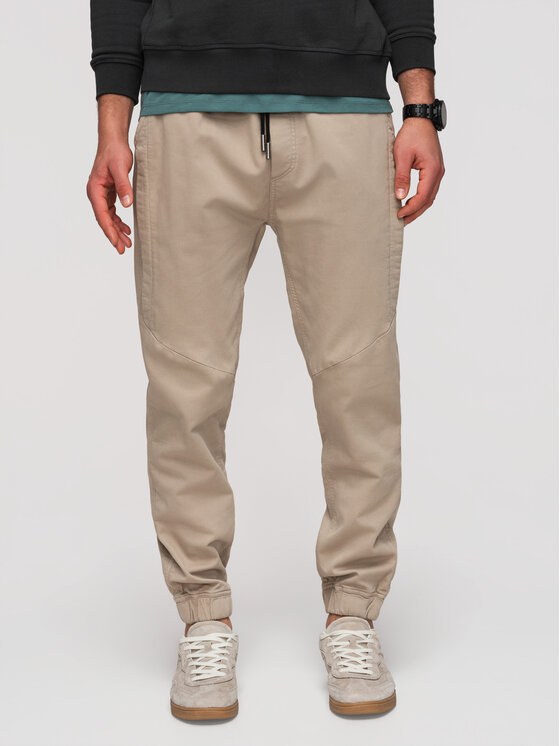 Ombre Ombre Joggery P1521 Szary Relaxed Fit