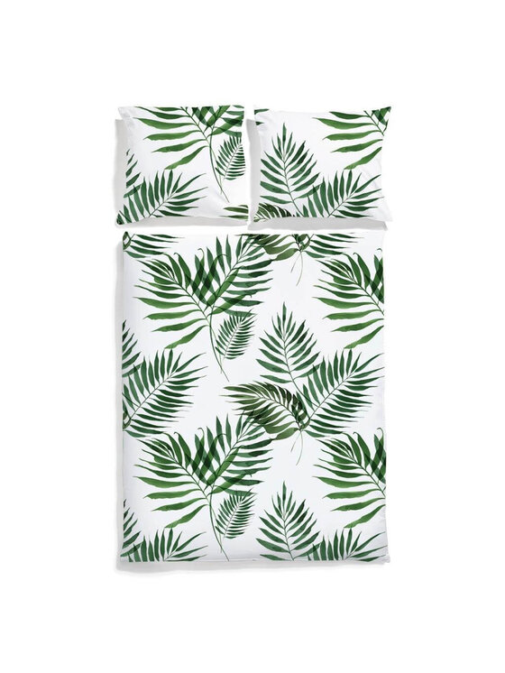 White pocket White pocket Komplet pościeli satynowa Biały
