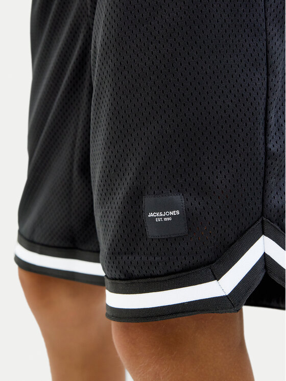 Jack & Jones Junior Jack & Jones Junior Szorty sportowe Karl 12278621 Czarny Relaxed Fit