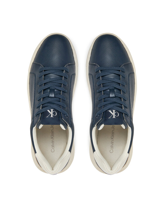Calvin Klein Jeans Calvin Klein Jeans Tenisice Chunky Cupsole Lth Mg Tc YM0YM01198 Tamnoplava