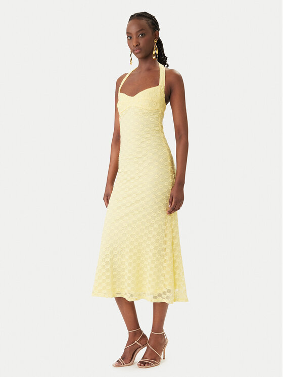 Bardot Bardot Sukienka koktajlowa Mariko 60397DB Żółty Regular Fit