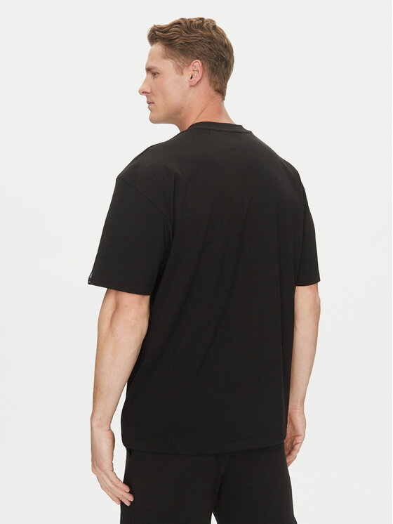 HUGO HUGO Tricou Daveley_RB 50545125 Negru Regular Fit