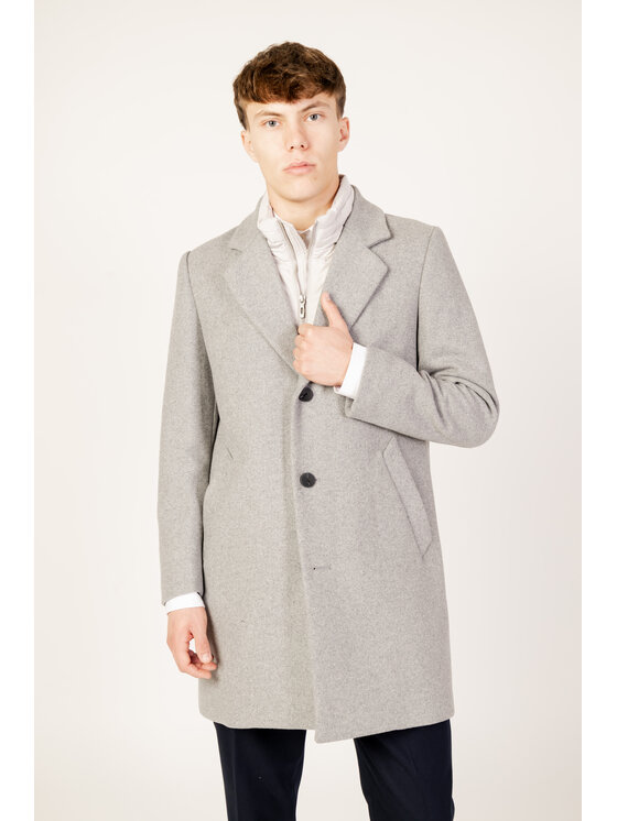 Antony Morato Antony Morato Płaszcz RUPERT REGULAR FIT Szary Regular Fit