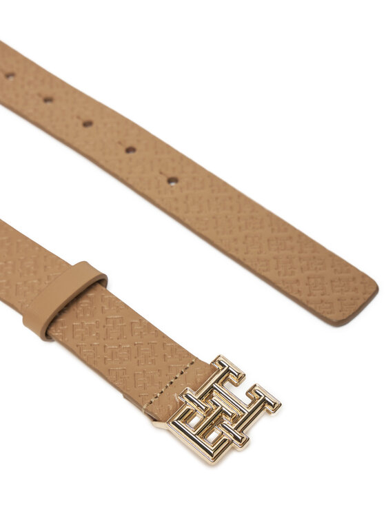 Tommy Hilfiger Tommy Hilfiger Жіночий ремінь Th Monogram 3.0 Mono AW0AW17354 Коричневий