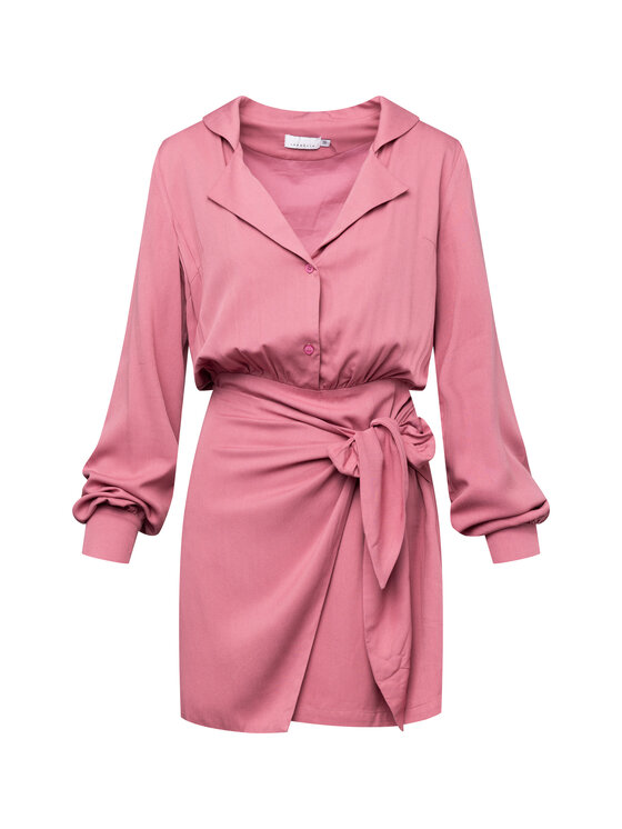 LAURELLA LAURELLA Letné šaty Laurella 4VA020504 Bordová Regular Fit