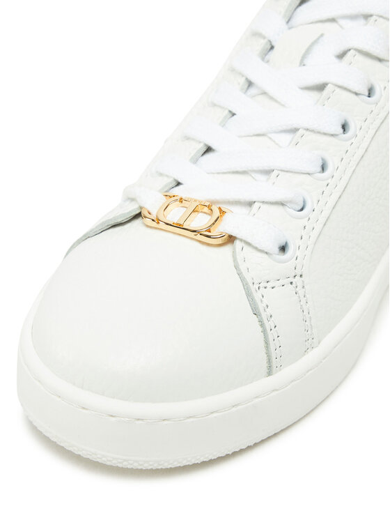 TWINSET TWINSET Sneakersy 251TCP048 Biały