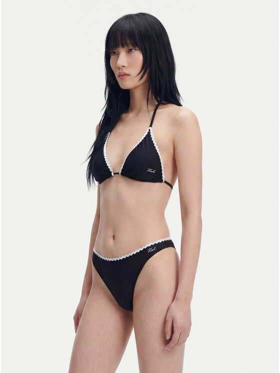 KARL LAGERFELD KARL LAGERFELD Bikini alsó B1W46020 Fekete
