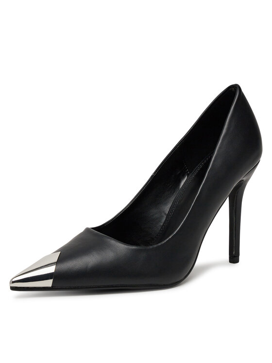 DeeZee DeeZee Pantofi cu toc subțire S4P1693702 Negru