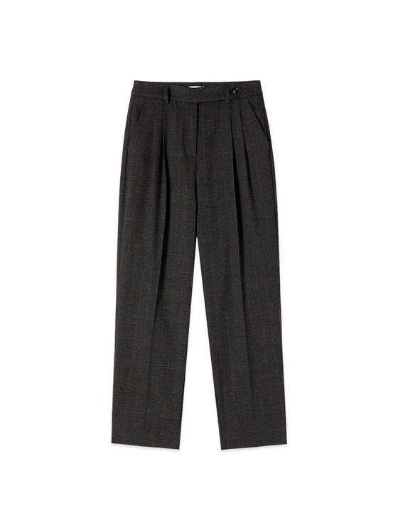 Oltre Oltre Spodnie materiałowe P05BR009471N0S3 Szary Flared Fit
