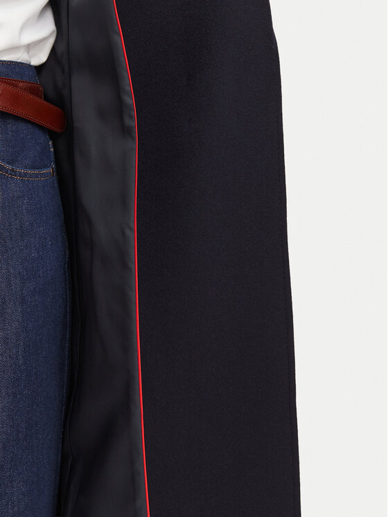 MAX&Co. MAX&Co. Vilnonis paltas Longrun 2628016044200 Tamsiai mėlyna Regular Fit