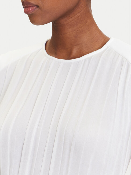 KARL LAGERFELD KARL LAGERFELD Bluse A3W11025 Écru Slim Fit