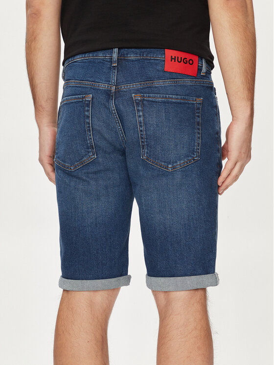 HUGO Hugo Džínsové šortky 634/S 50511307 Modrá Tapered Fit
