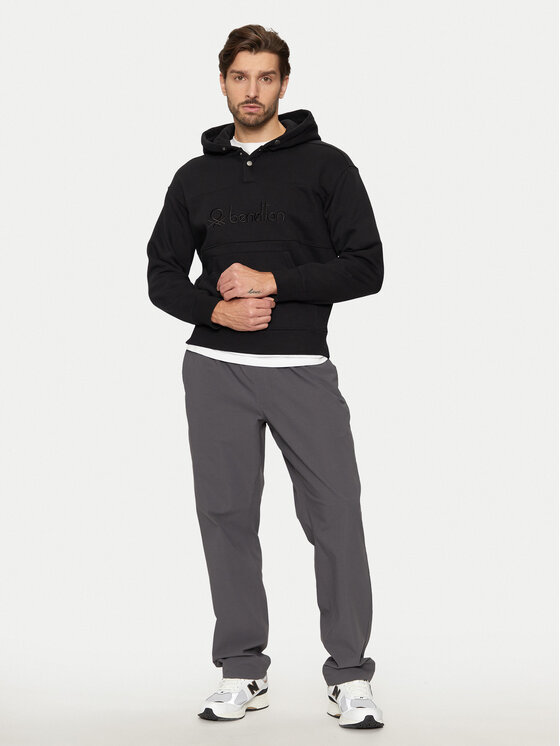 United Colors Of Benetton United Colors Of Benetton Jopa 3VVUU201P Črna Relaxed Fit