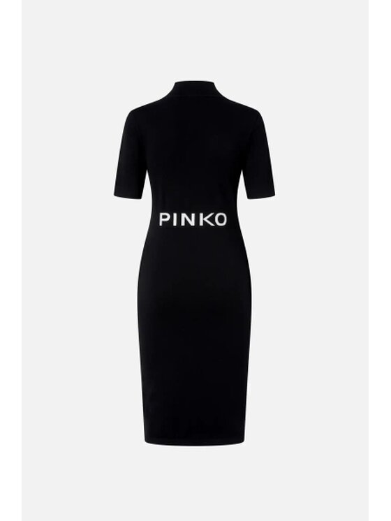 PINKO PINKO Sukienka codzienna Lapislazzuli Czarny Regular Fit