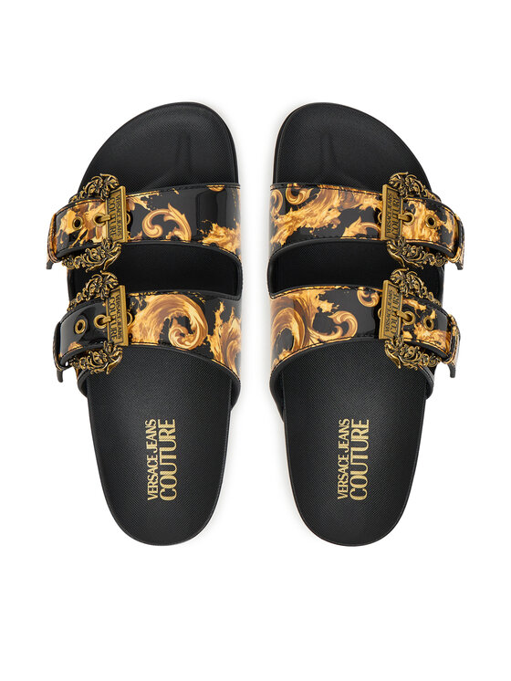 Versace Jeans Couture Versace Jeans Couture Klapki 80VA3SM1 ZS366 G89 Czarny