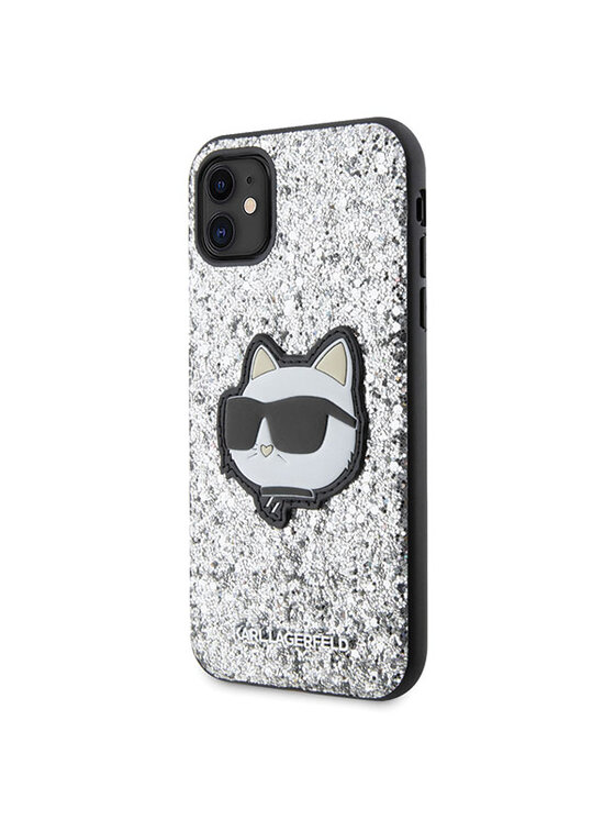 KARL LAGERFELD KARL LAGERFELD Etui na telefon iPhone 11 Srebrny