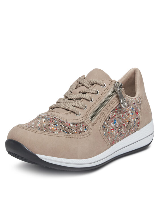 Rieker Rieker Sneakersy N1112-62 Beżowy