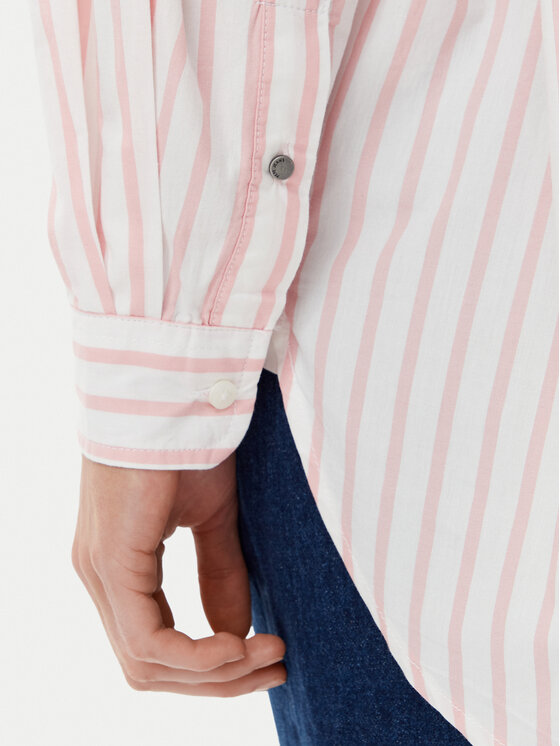 Pepe Jeans Pepe Jeans Marškiniai Artemisa PL304975 Rožinė Loose Fit