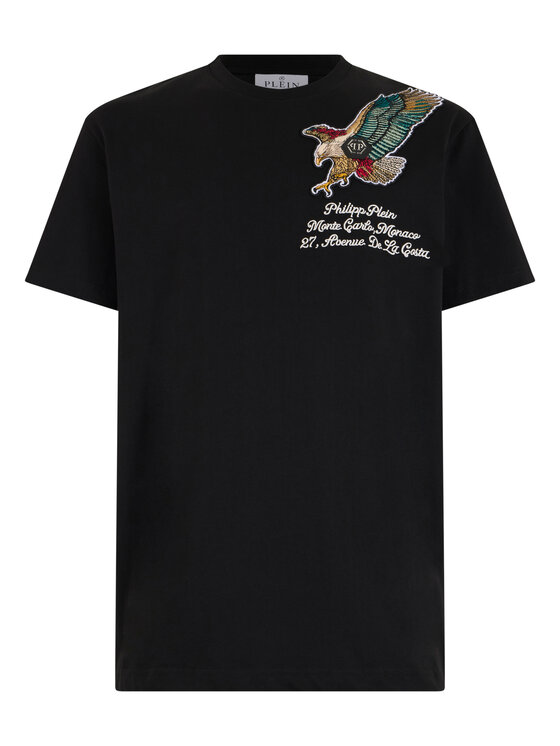 PHILIPP PLEIN PHILIPP PLEIN T-Shirt 29170 Czarny Regular Fit