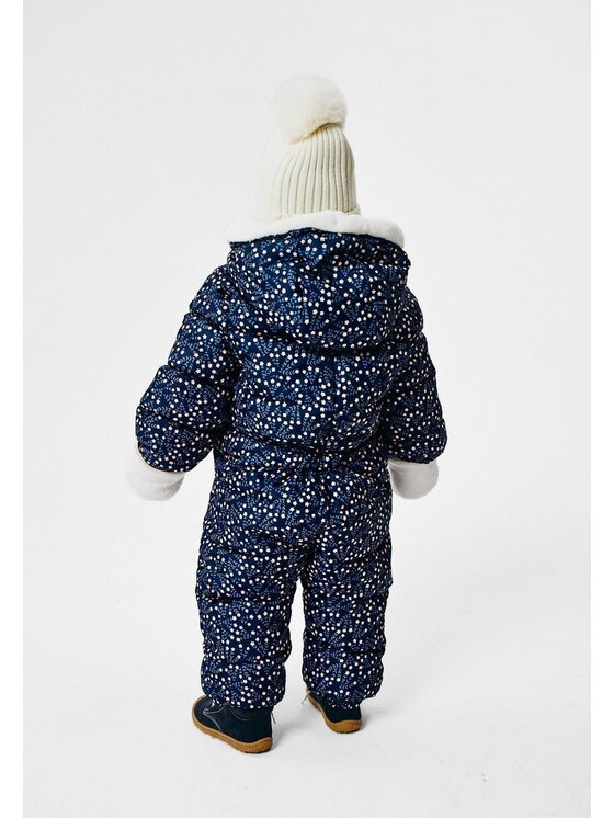 minoti minoti Kombinezon zimowy 21babysnow1 Granatowy Regular Fit