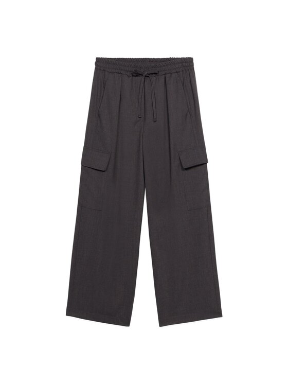 Oltre Oltre Pantaloni di tessuto P055J002550N013 Grigio Over Fit