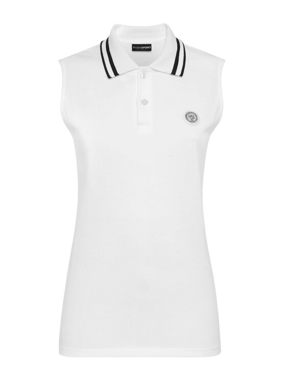 Plein Sport Plein Sport Polo 1911 Biały Regular Fit