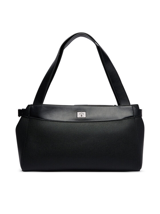 Calvin Klein Calvin Klein Handtasche Mix Media Work Tote LV04F3887G Schwarz