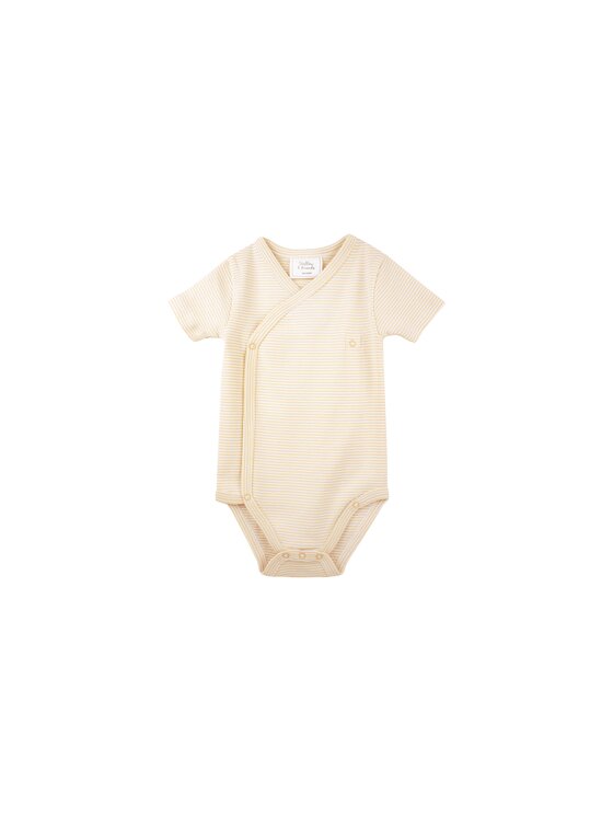 Stellou & friends Stellou & friends Komplet body dziecięcych Short Sleeve CROSS-BODY Beżowy