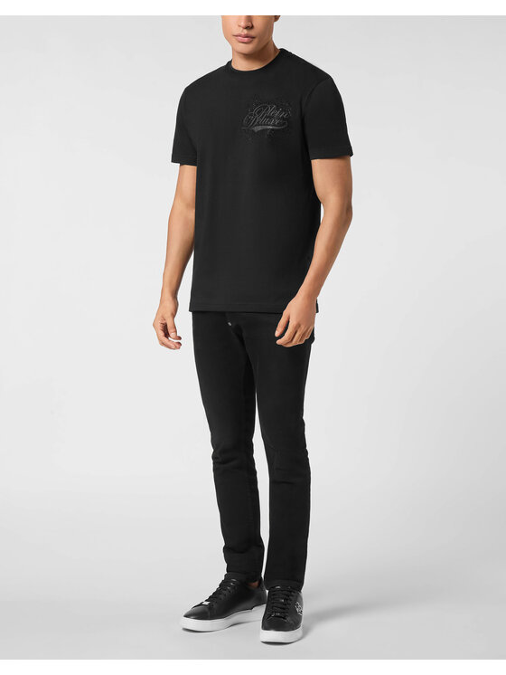 PHILIPP PLEIN PHILIPP PLEIN T-Shirt 26163 Czarny Regular Fit