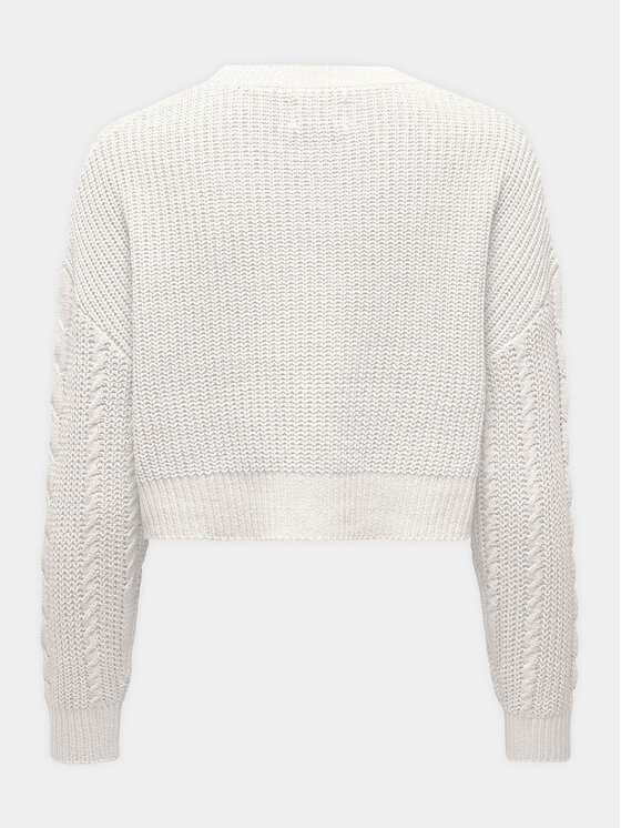 ONLY ONLY Pullover Malena 15309262 Weiß Regular Fit