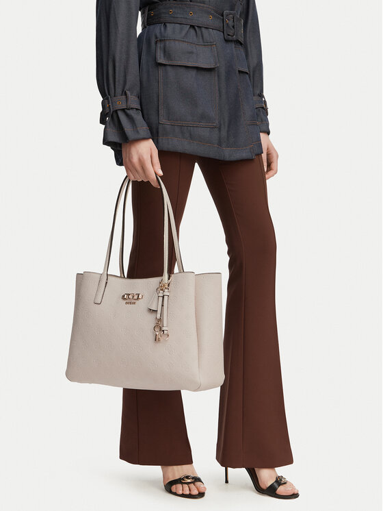 Guess Guess Дамска чанта Anise HWPD99 16230 Екрю