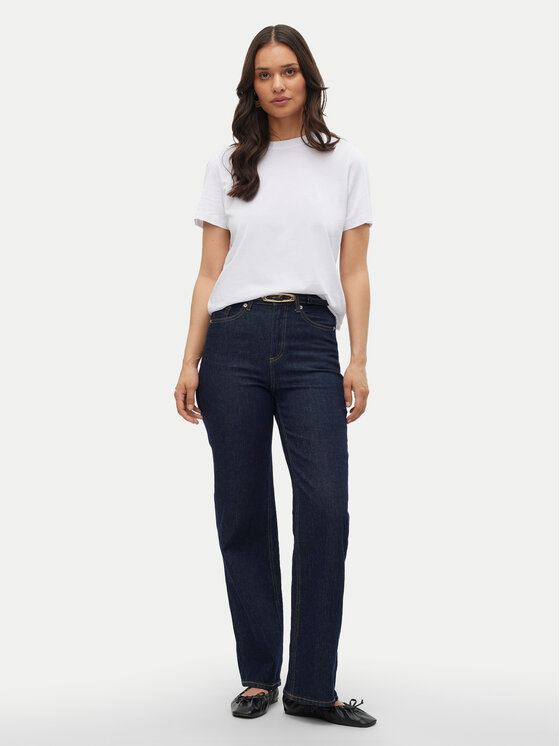 Vero Moda Vero Moda Tričko Paulina 10316991 Biela Regular Fit