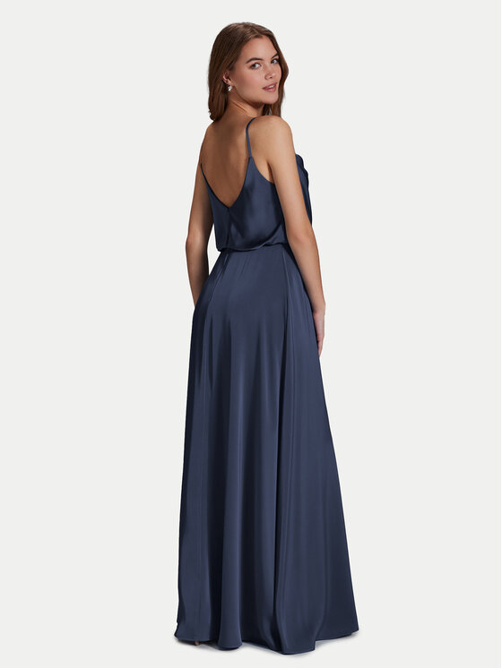 Hey Kyla Hey Kyla Sukienka wieczorowa 5AI074HK Granatowy Regular Fit