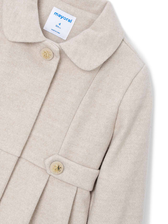 Mayoral Mayoral Демісезонний плащ 4440 Бежевий Regular Fit
