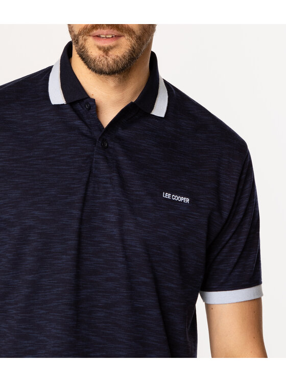 Lee Cooper Lee Cooper Polo TOD 5004 Granatowy Regular Fit