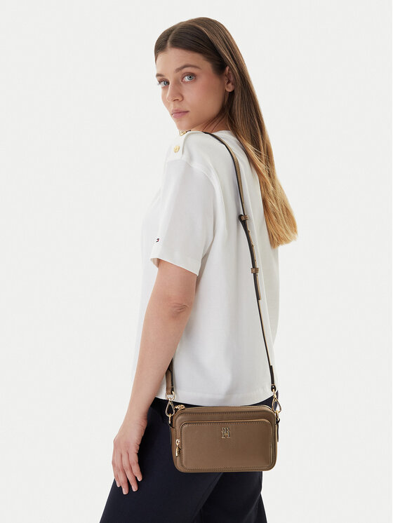 Tommy Hilfiger Geantă Th Icon Camera Bag AW0AW18120 Maro