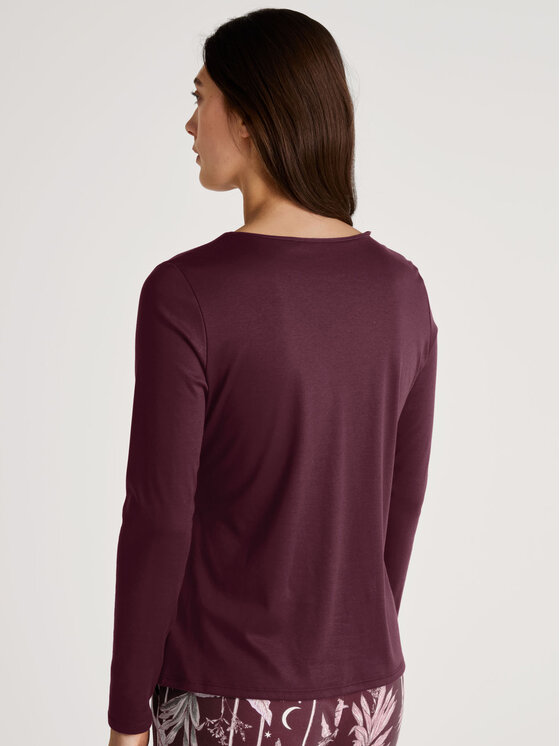 Calida Calida Tričko 15334 Bordová Regular Fit