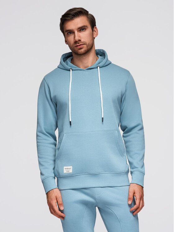 Ombre Ombre Komplet dresowy Z121 Błękitny Regular Fit