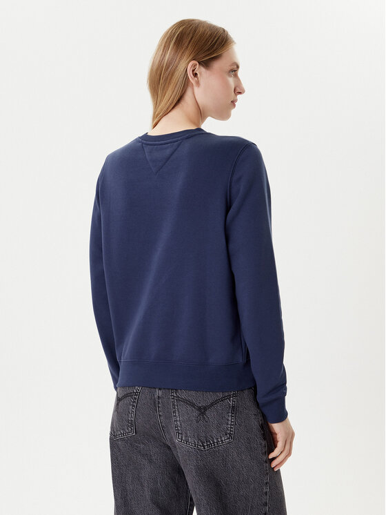 Tommy Jeans Tommy Jeans Bluza Fleece DW0DW09227 Granatowy Regular Fit