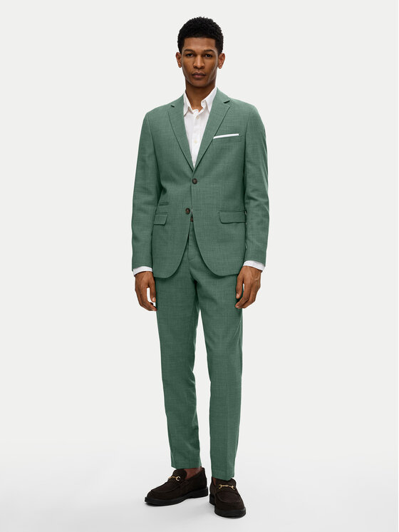Selected Homme Selected Homme Zakó 16087870 Zöld Slim Fit