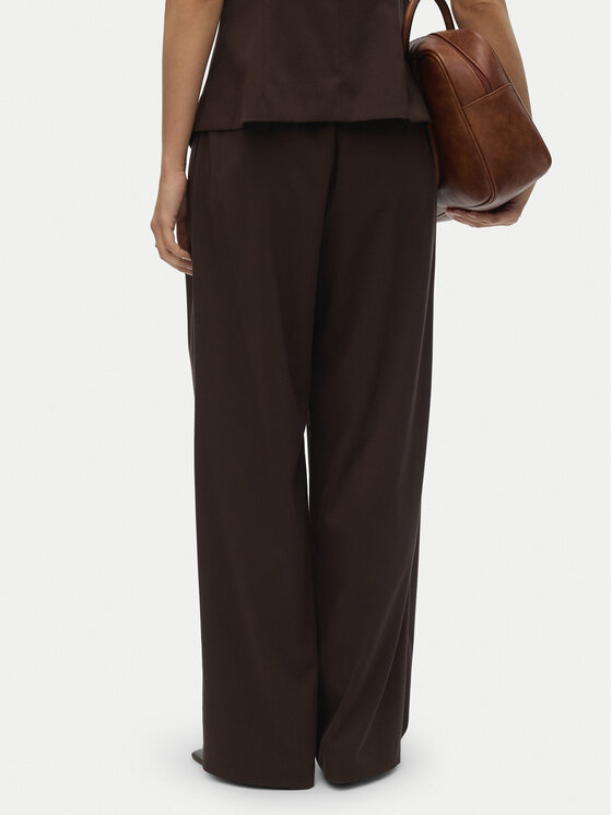 Vero Moda Vero Moda Pantaloni din material Sigga 10336315 Maro Wide Leg