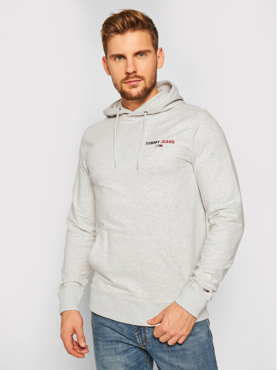 Tommy Jeans Džemperis Tommy Chest Graphic DM0DM08730 Smėlio Regular Fit •  Modivo.lt