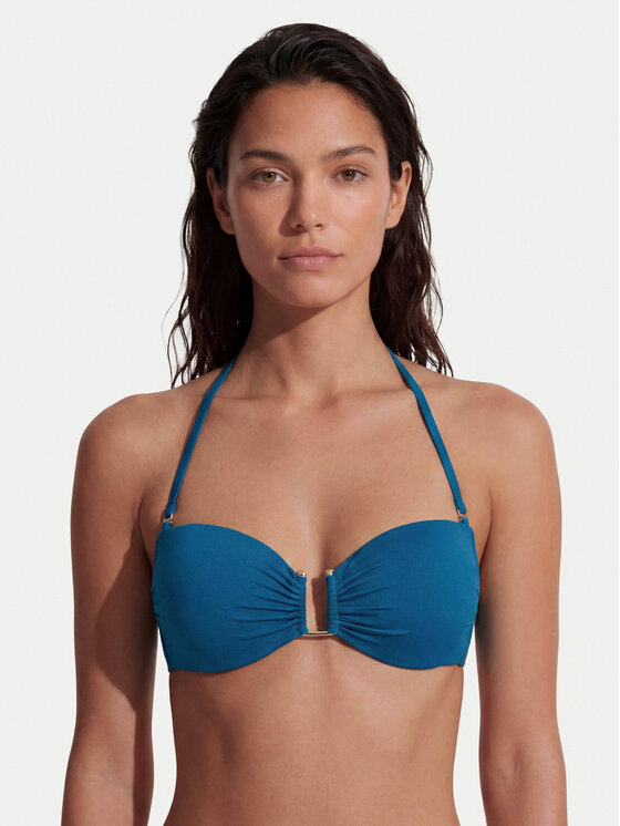 Max Mara Beachwear Bikini partea de sus Amelia 2616821239 Turcoaz